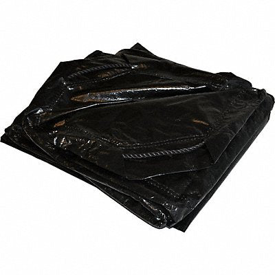 GRAINGER 50066 Tarp Black 6.33 ft L 6.33 ft W