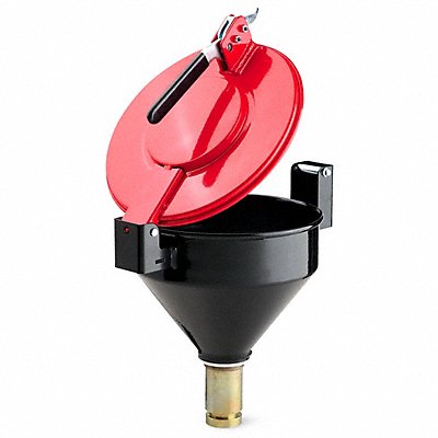 PIG DRM1128RDNPT Drum Funnel Red Steel NPT