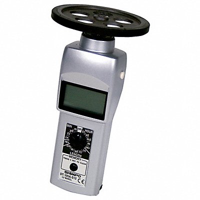 SHIMPO DT105AS12 Tachometer +/-0.006% RPM Acc LCD
