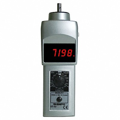 SHIMPO DT107A Tachometer +/-0.006% RPM Acc LED