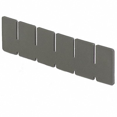 LEWISBINS DV0825Grey Divider Grey Polyethylene 1.9 in