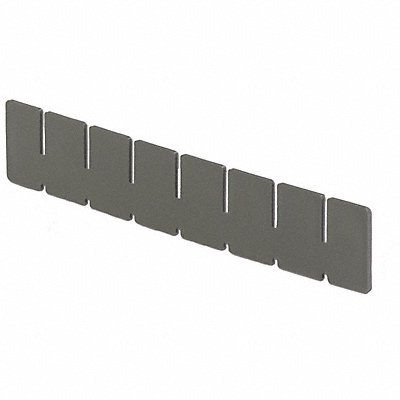 LEWISBINS DV1025Grey Divider Grey Polyethylene 1.9 in
