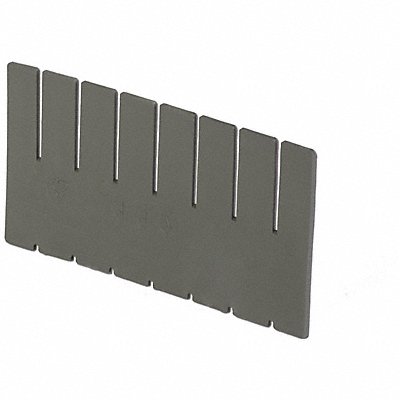 LEWISBINS DV1070Grey Divider Grey Polyethylene 6.4 in