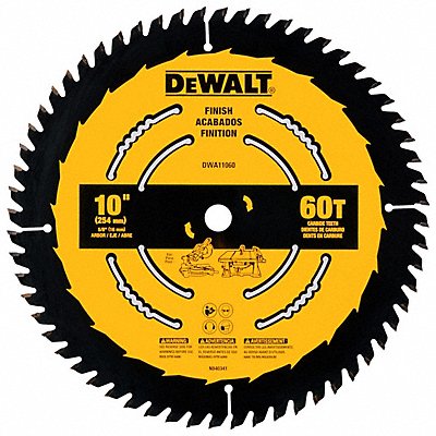 DEWALT DWA11060 Circular Saw Blades 10 in 60 Teeth