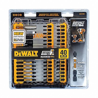 DEWALT DWA2T40IR DriverBitSet 40pcs Steel Shank 1/4
