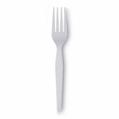 DIXIE DIXFH207 Disposable Fork White Heavy PK1000