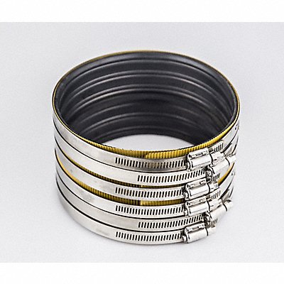 GRAINGER DXNH15666 No Hub Coupling Neoprene 6 in Pipe Size