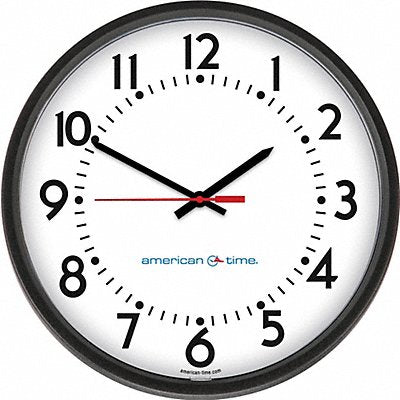 AMERICAN TIME WN55BADD504BP Wall Clock Analog Electric