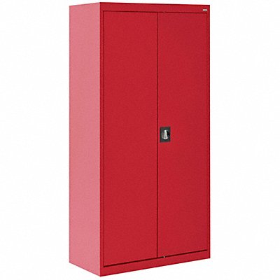 SANDUSKY EA4R36187201 Storage Cabinet Heavy Duty Red 200 lb