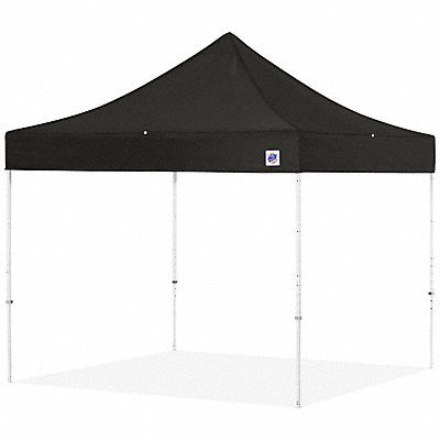 E-Z UP EC3STL10KFGYTMCBK Portable Shelter Black 10 ft W 10 ft L
