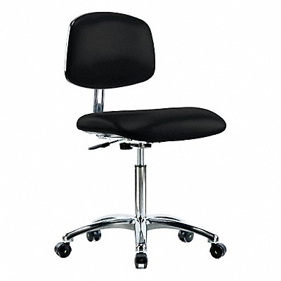 GRAINGER BRECRVMBCHCRNFECESDBLK CR/ESDChair Med Bench Castors Black