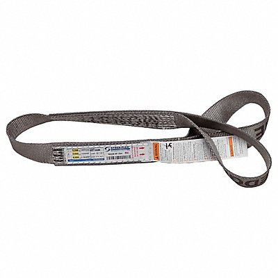 STREN-FLEX EEF1902ME Web Sling Flat Eye 8 ft L 6 400 lb Cap.