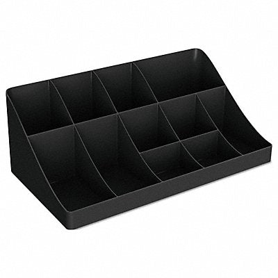 MIND READER COMORGBLK Coffee Condiment Organizer Black