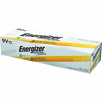 ENERGIZER EN22 Battery Alkaline 9V Everyday PK12