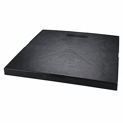 DIVERSITECH EP30302 Mounting Pad Square 1.4 lb 30 in L Blk