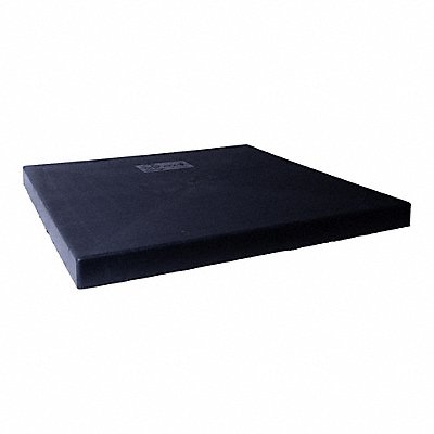 DIVERSITECH EP40403 Mounting Pad Square 2.3 lb 40 in L Blk