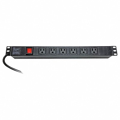 VIDEO MOUNT PRODUCTS ERENPS6 OUTLET POWER STRIP 1U - 6