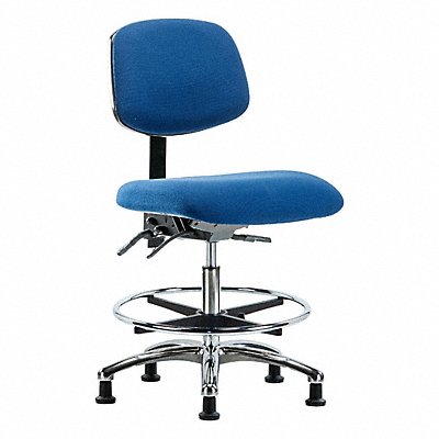 GRAINGER BRESDFMBCHCRT1A0CFEGESDBLU Fab ESD Chr Med Tilt FR Glides Blue