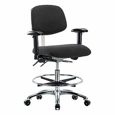 GRAINGER BRESDFMBCHCRT1A1CFECESDBLK Fab ESD Med Tilt AA FR Cstrs Blk