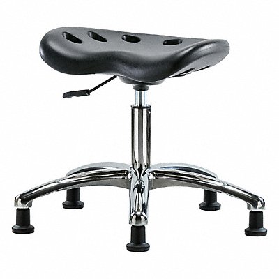 BLUE RIDGE ERGONOMICS ESDPTDHSLCREG ESD Tractor Stool 300 lb Cap. Black