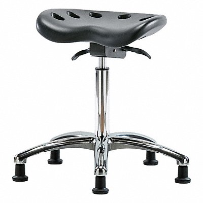 BLUE RIDGE ERGONOMICS ESDPTMBSOCRNFEG ESD Tractor Stool 300 lb Cap. Black