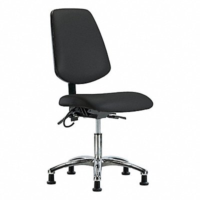 GRAINGER BRESDVDHCHMBCRT1A0EGESDBLK Vinyl ESD Chair Desk Height Tilt Stat Blk