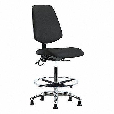 GRAINGER BRESDVHBCHMBCRT0A0CFEGESDBLK Vinyl ESD Chr Hi Md Bk FR Stat Blk