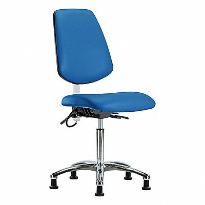 GRAINGER BRESDVMBCHMBCRT0A0NFEGESDBLU Vinyl ESD Chr Med Md Bk Glides Blue
