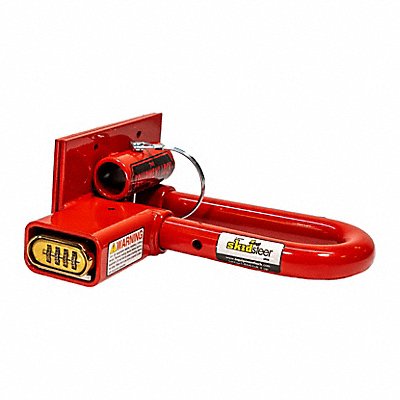 EQUIPMENT LOCK COMPANY ESLCLock Lock Hardened Steel Red