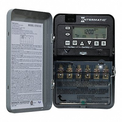 INTERMATIC ET1725C Electronic Timer Grey Metal