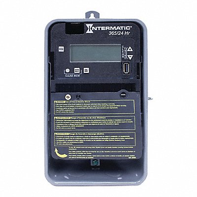 INTERMATIC ET2105CR Electronic Timer Grey Metal