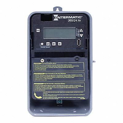 INTERMATIC ET2125CR Electronic Timer Grey Metal