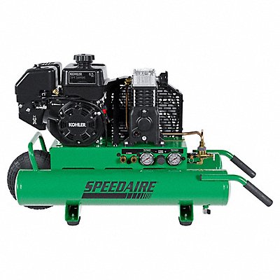 SPEEDAIRE ETE6590811 Portable Gas Air Compressor 8 gal Tank
