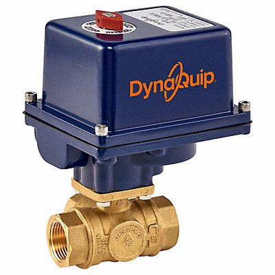 DYNAQUIP CONTROLS EYHG6AUE25 Electronic Ball Valve Brass 115VAC