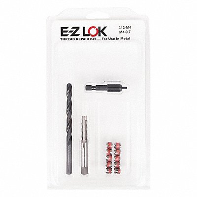 GRAINGER EZ313M4 Threaded Insert for Metal