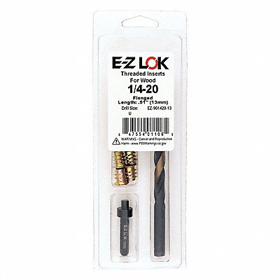 GRAINGER EZ90142013 Threaded Insert for Soft Wood