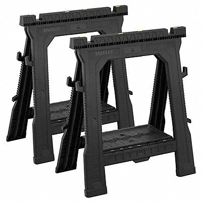 STANLEY 060864R Sawhorse Plastic 1000 Capacity (Lb.) PK2