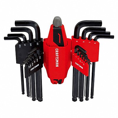 CRAFTSMAN CMHT26028 Hex Key Set Black Oxide Finish