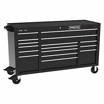 PROTO J556741B16BKPDP Rolling Tool Cabinet Black Gloss Finish