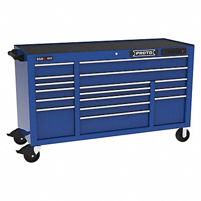 PROTO J556741B16BLPDP Rolling Tool Cabinet Blue Gloss Finish