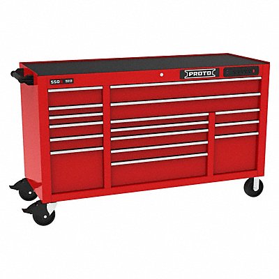 PROTO J556741B16RDPDP Rolling Tool Cabinet Red Gloss Finish