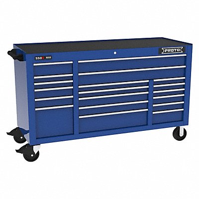 PROTO J556741B19BL Rolling Tool Cabinet Blue Gloss Finish