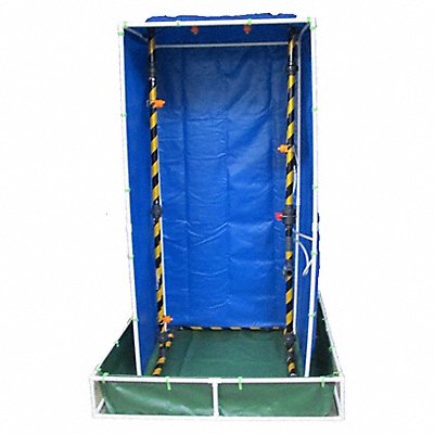 FSI FECPVCS Decontamination Shower 7ft H 4ft L 4ft W