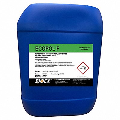 BIO-EX F05100015 Firefighting Foam Pail 5 gal