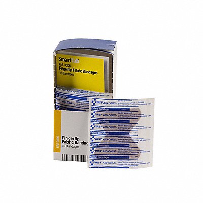 FIRST AID ONLY FAE3006 Fingertip Bandages 2 x1.75 Fabric PK10