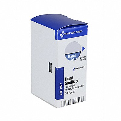 FIRST AID ONLY FAE4027 Hand Sanitizer 0.9 g Fragrance Free