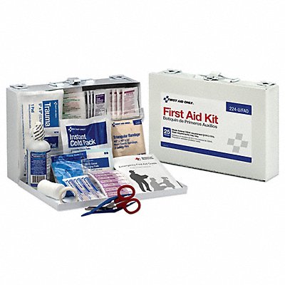 FIRST AID ONLY 224U First Aid Kit 25 People Metal Case