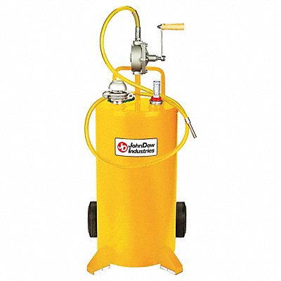 JOHNDOW INDUSTRIES FC25DC Fuel Caddy 25 gal Diesel Yellow Steel