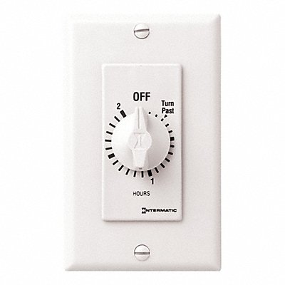 INTERMATIC FD32HW Spring-Wound Timer White 277V AC
