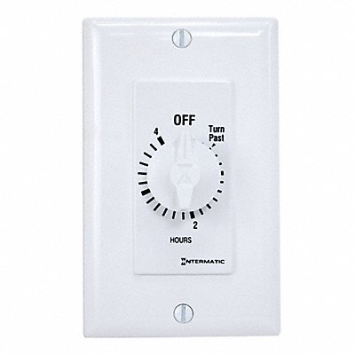 INTERMATIC FD4HW Spring-Wound Timer White 277V AC